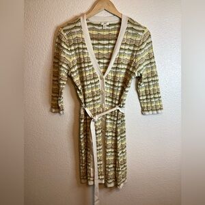 J. Jill Silk Blend Plaid Cardigan with Belt – MP Petite